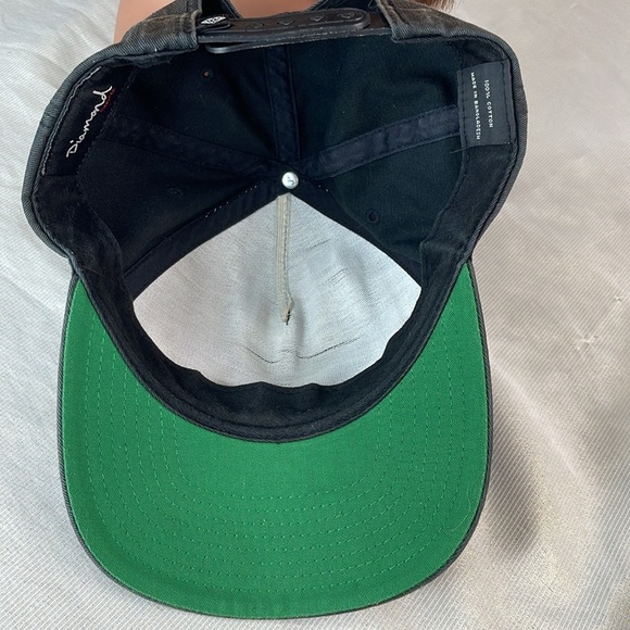 Diamond Supply Co. Mens Retro Faded Worn In Look Logo SnapBack Cap Black OS - Picture 7 of 9